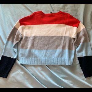 Multi colored sweater
